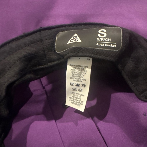 Nike Apex ACG Purple FB6530-599 Small GORE-TEX INFINIUM™ Unisex Bucket Hat New - Picture 9 of 9
